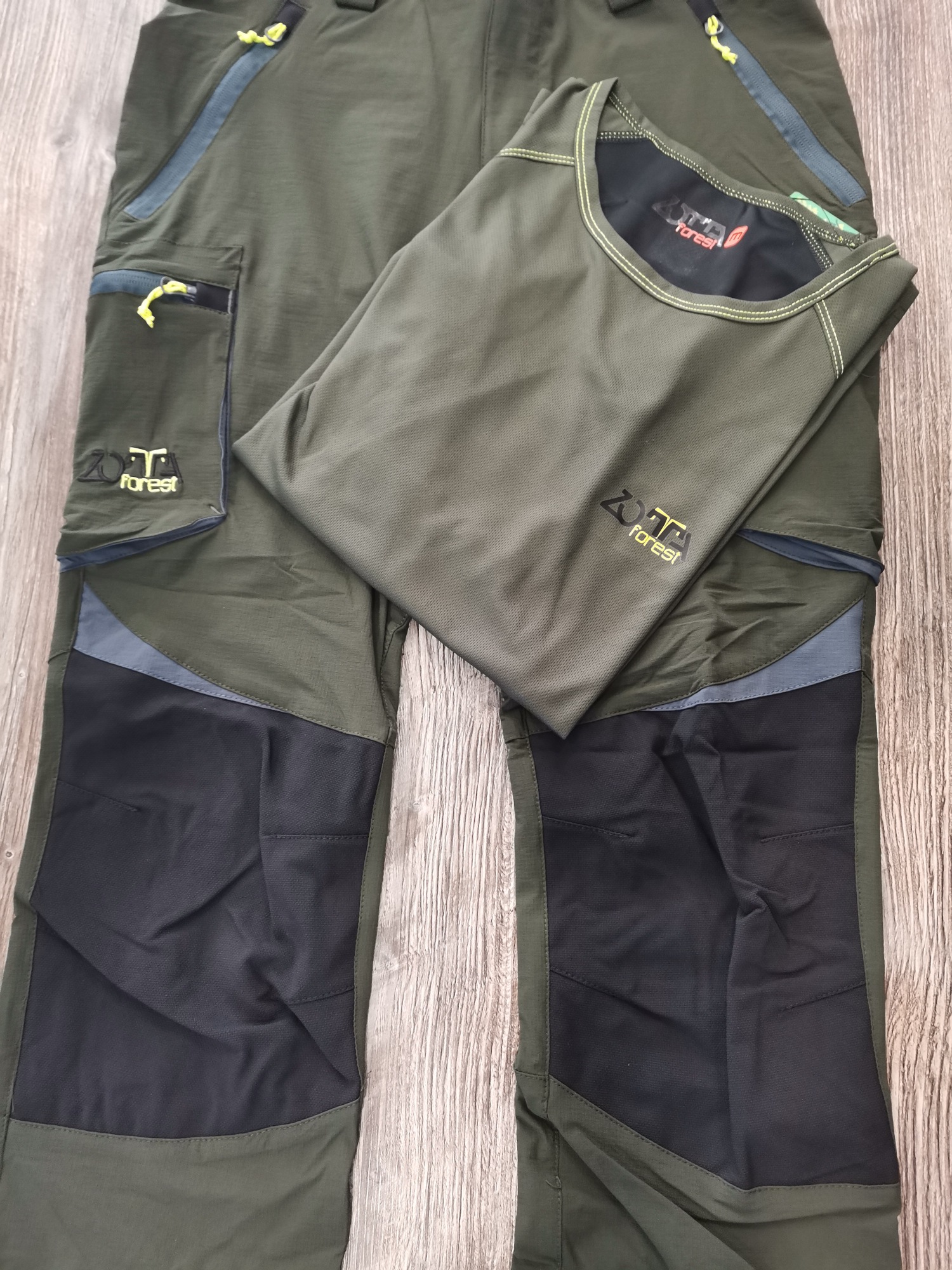 Παντελόνι ZOTTA FOREST SAFETY χακί-μαύρο